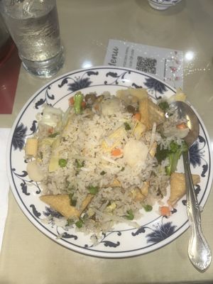 Tofu vegetable fried ricee  at New Peking Wok in Federal Way