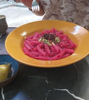 Tasty pasta although a bit basic at Bordo Bina in Canakkale