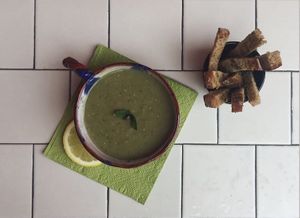 Soup 💜 at Bordo Bina in Canakkale