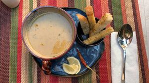 lentil soup at Bordo Bina in Canakkale