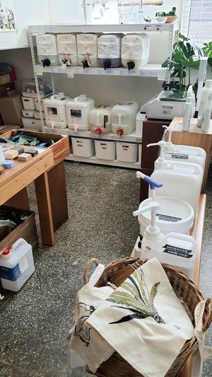 store section - refill stations at Bottle Lounge 보틀팩토리 in Seoul