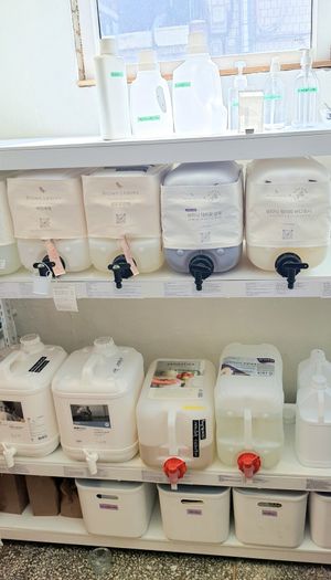 refill station for body hygiene at Bottle Lounge 보틀팩토리 in Seoul