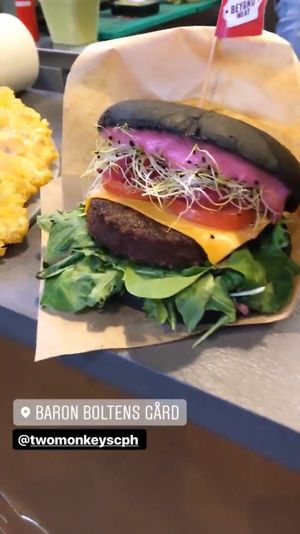 Beyond burger at Two Monkeys in Copenhagen
