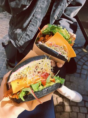 Amazing pulled BBQ burger  at Two Monkeys in Copenhagen