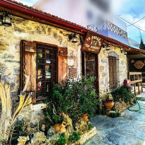 Outside of The Hope mezestaurant  at Τhe Ηope Mezestaurant in Crete