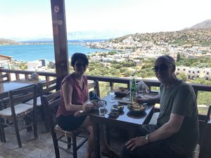 Amazing view  at Τhe Ηope Mezestaurant in Crete