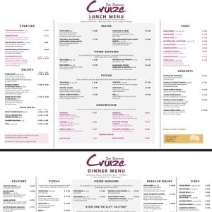 Menu  at Auchrannie Resort in Isle Of Arran