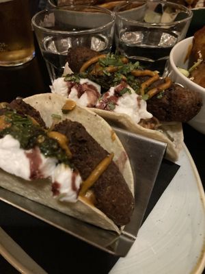 African tacos  at Safari Lounge in Edinburgh