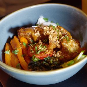 Jollof rice at Safari Lounge in Edinburgh