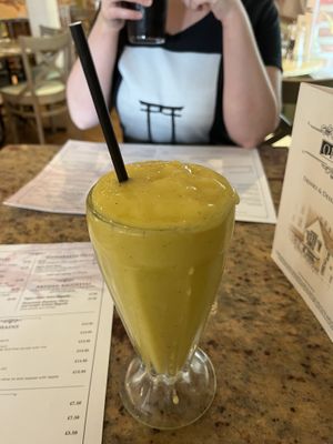 Mango smoothie   at Oriel in Poole