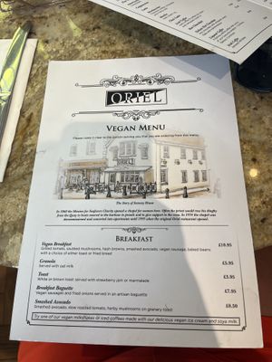 Menu   at Oriel in Poole
