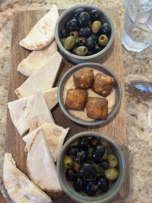 Mediterranean platter   at Oriel in Poole
