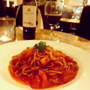 Linguine pomodoro! at Oriel in Poole