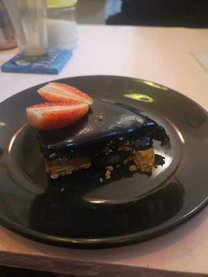 Best vegan cake in Manali! at Cafe Ethic in Manali