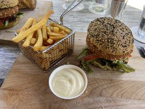 Avocado burger   at De Brasser in Budel