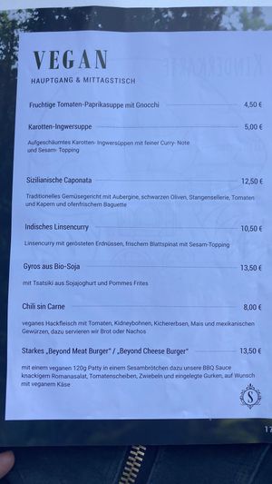 Veganes Menü at Hotel Starke in Brilon