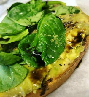 Avocado toast.. Vegan at Sweet & Earthy in Raynham