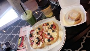 peanut butter toast at Sweet & Earthy in Raynham