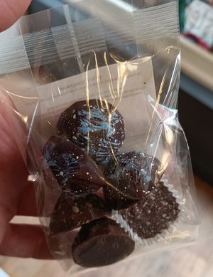 Vegan selection at Chococo in Exeter