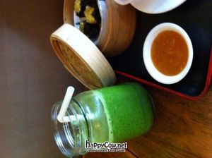 power chlorophyll drink at Woods Bio Marche in Kuala Lumpur