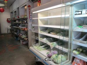 Refrigerated and dry vegan ingredients for purchase at Woods Bio Marche in Kuala Lumpur