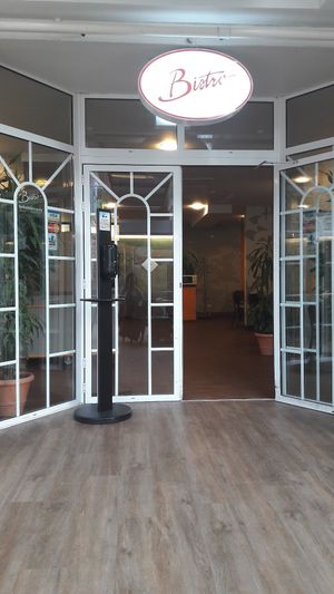 Entrance at Bistro in der Dünengalerie in Wangels