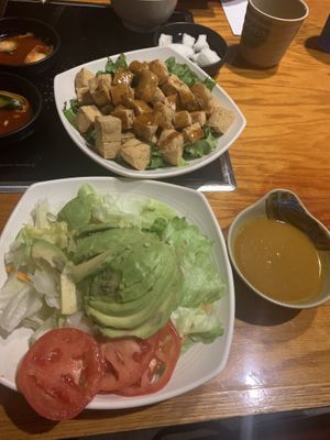 Avocado salad  at Secret Garden Korean and Japanese in Syracuse