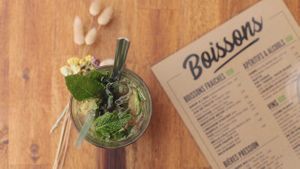 mojito at Psychédélice in Saint-julien-en-born