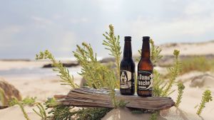 Organic beers at Psychédélice in Saint-julien-en-born