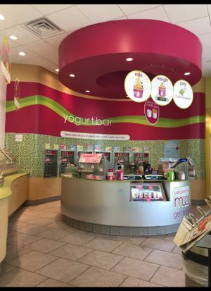 Inside at Menchie's Frozen Yogurt in Allen