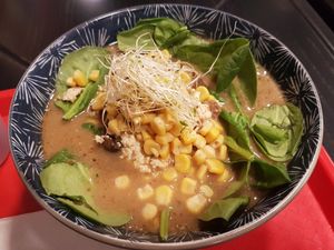 Sapporo ramen at REDWHITE BONELESS RAMEN - Boston in Boston