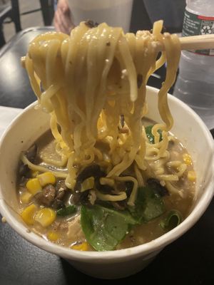 Miso ramen  at REDWHITE BONELESS RAMEN - Boston in Boston