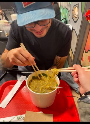 Large portions 🍜 perfect for sharing. at REDWHITE BONELESS RAMEN - Boston in Boston