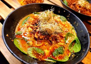 Tokyo Masala- Spicy Ginger Curry at REDWHITE BONELESS RAMEN - Boston in Boston
