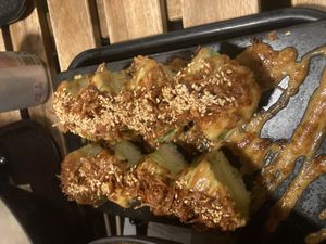 Spicy miso avocado roll  at REDWHITE BONELESS RAMEN - Boston in Boston