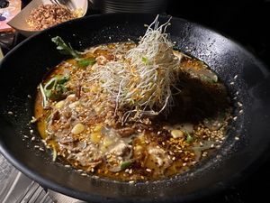 Yuzu sesame with spice   at REDWHITE BONELESS RAMEN - Boston in Boston