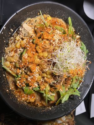 Spicy miso ramen   at REDWHITE BONELESS RAMEN - Boston in Boston