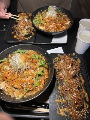 With tax and tip, this is what $75 gets ya  at REDWHITE BONELESS RAMEN - Boston in Boston