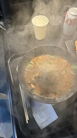 Ginger curry ramen   at REDWHITE BONELESS RAMEN - Boston in Boston