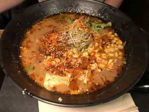 Spicy ramen 🍜   at REDWHITE BONELESS RAMEN - Boston in Boston