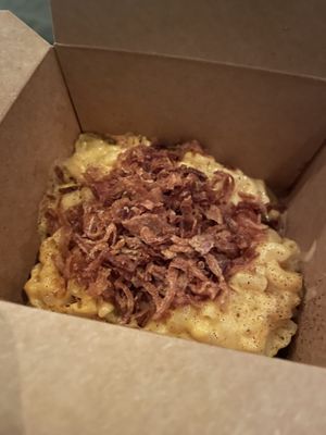 Truffle Mac and cheesee  at REDWHITE BONELESS RAMEN - Boston in Boston