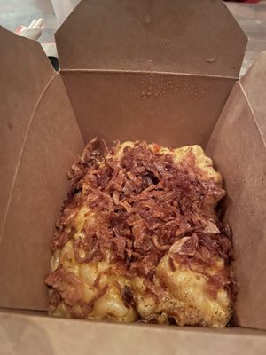 Spicy Mac and cheese  at REDWHITE BONELESS RAMEN - Boston in Boston