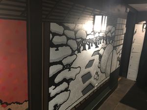 More murals at REDWHITE BONELESS RAMEN - Boston in Boston