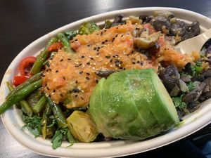 Spicy humble bowl at REDWHITE BONELESS RAMEN - Boston in Boston