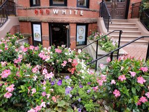 From outside at REDWHITE BONELESS RAMEN - Boston in Boston