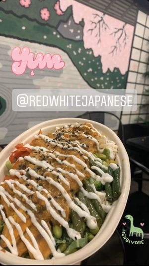 Custom Tofu bowl with curry at REDWHITE BONELESS RAMEN - Boston in Boston