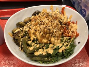 Enma Spicy Miso w/ Sushi Rice & Spicy Mayo at REDWHITE BONELESS RAMEN - Boston in Boston