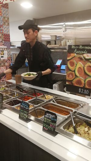 interior at REDWHITE BONELESS RAMEN - Boston in Boston