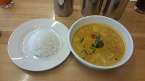 Yellow Thai Curry at Lily's Factory in Zurich