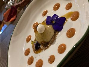 Cheesecake... yummmm at The Culinary Alchemists in Nuevo Arenal